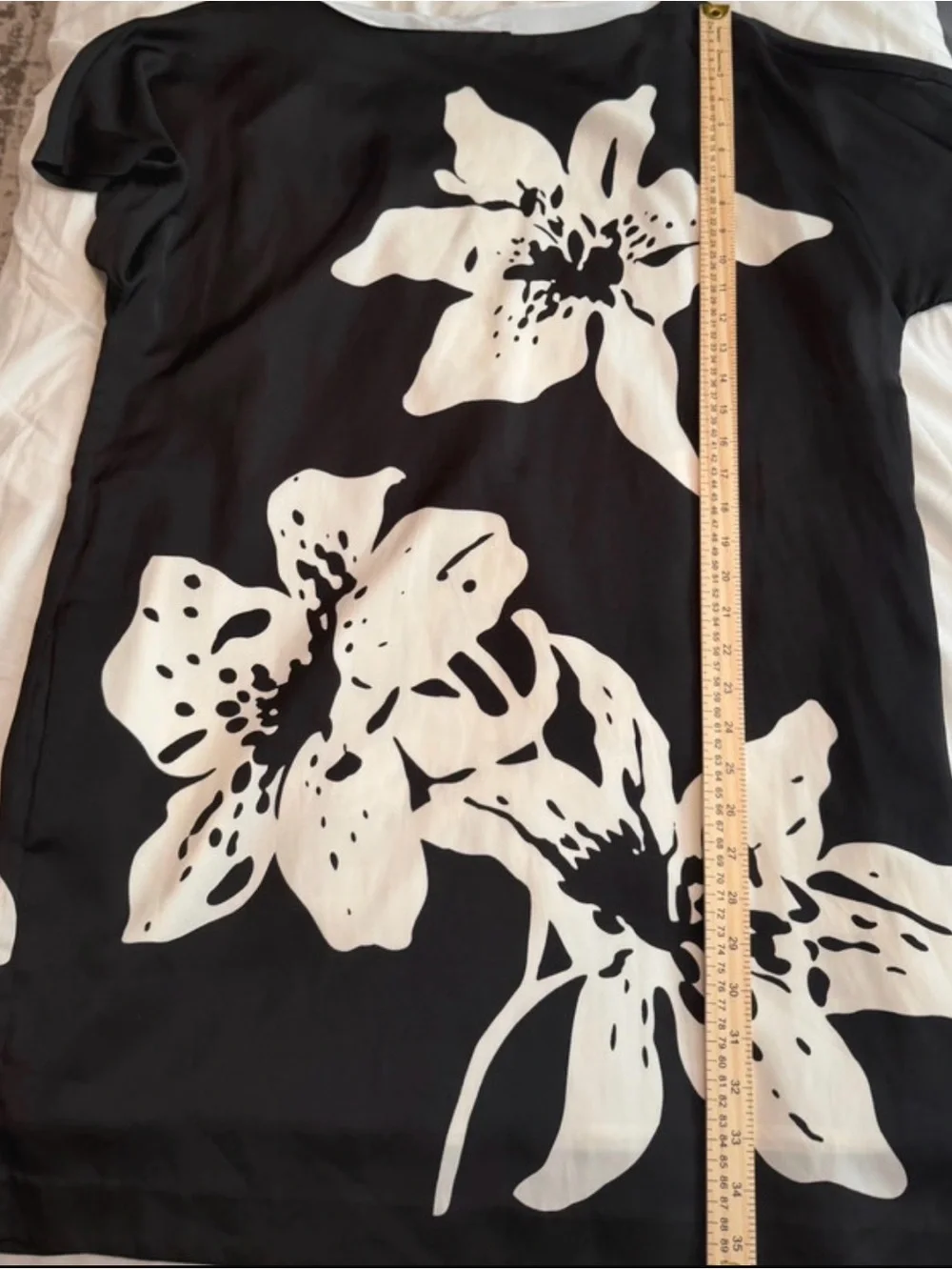 Banana Republic Black and White Floral Dress
